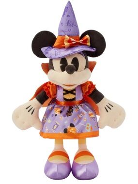 Minnie Mouse Witch 18” Soft Toy- New